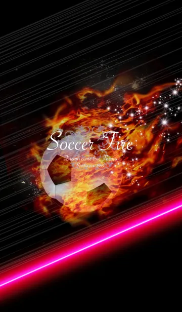 [LINE着せ替え] サッカー 〜Soccer Fire〜の画像1