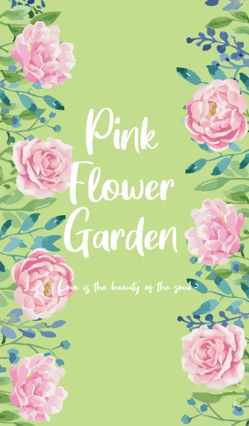 [LINE着せ替え] Pink Flower Garden Japan (5)の画像1