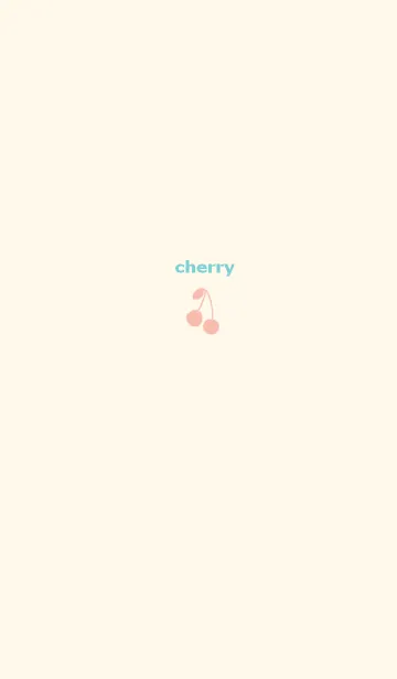 [LINE着せ替え] mini cherry** (#pink green)の画像1