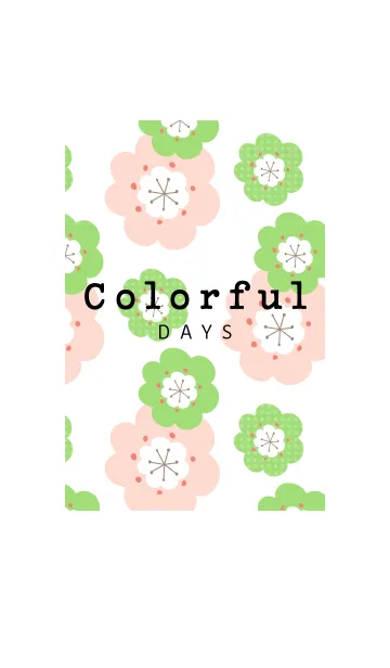 [LINE着せ替え] Colorful days 02の画像1