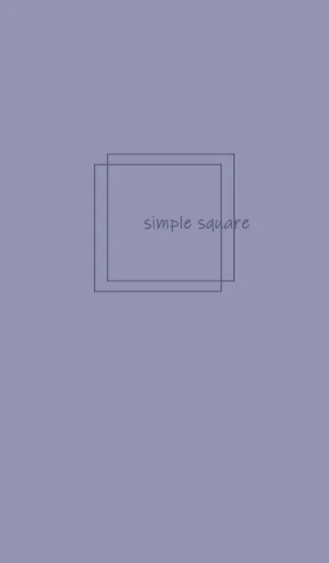 [LINE着せ替え] simple square =purple blue=の画像1