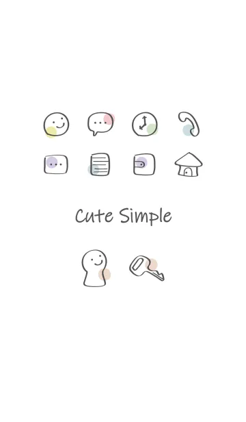 [LINE着せ替え] シンプルカラー塗装の画像1