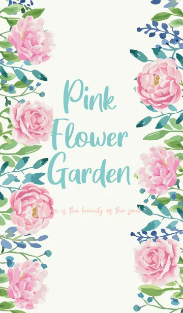 Pink Flower Garden Japan (6)の着せ替えメイン画像