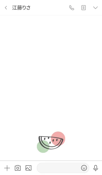 [LINE着せ替え] 簡単なスイカ塗抹標本の画像3