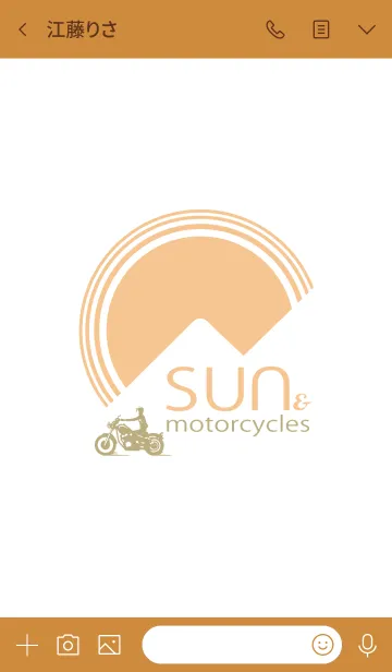 [LINE着せ替え] バイク / SUN ＆ motorcyclesの画像3