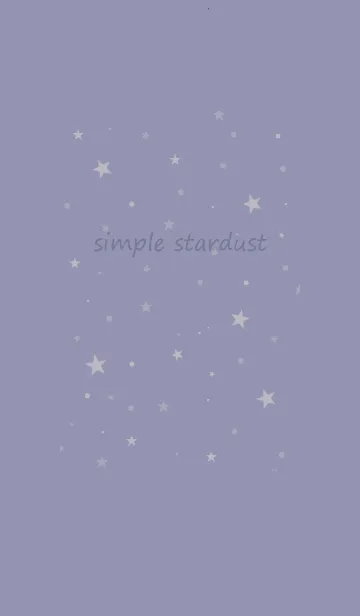 [LINE着せ替え] simple stardust**purple blueの画像1