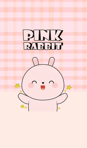 [LINE着せ替え] I 'm Cute Pink Rabbit (jp)の画像1