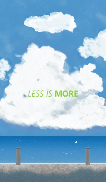 [LINE着せ替え] Less is more - #36 体は海が欲しいの画像1