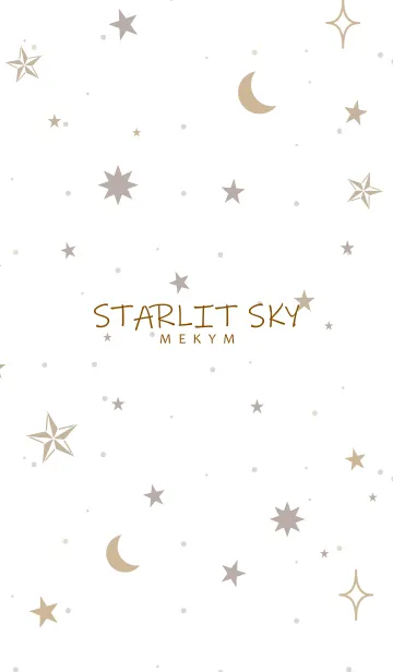 [LINE着せ替え] SIMPLE STARLIT SKY -MEKYM- 6の画像1