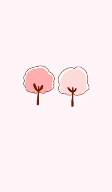 [LINE着せ替え] Minimal sakura themeの画像1