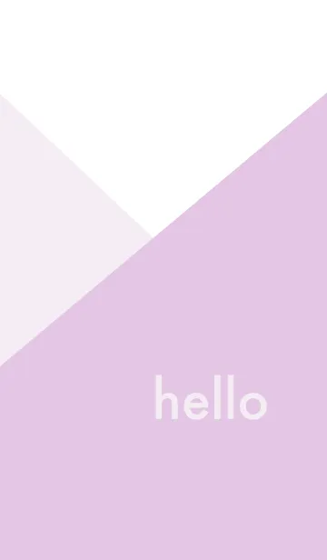 [LINE着せ替え] hello - くすみパープルの画像1