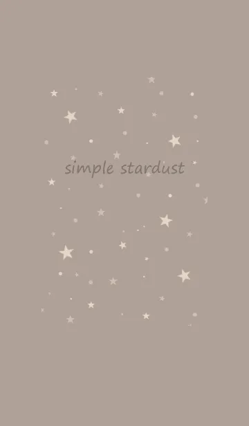 [LINE着せ替え] simple stardust**greigeの画像1