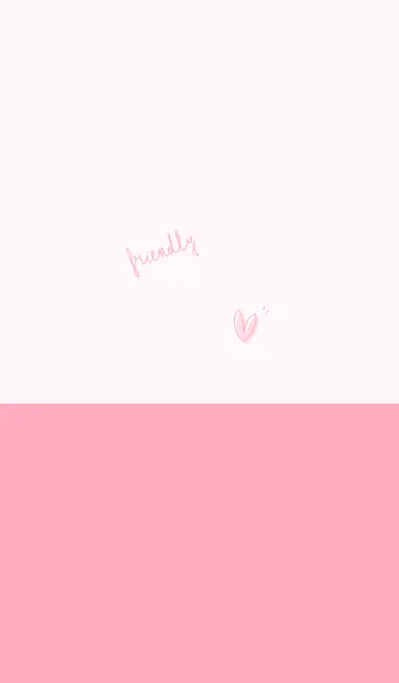 やさしい シンプル Friendly orchid pinkの着せ替えメイン画像