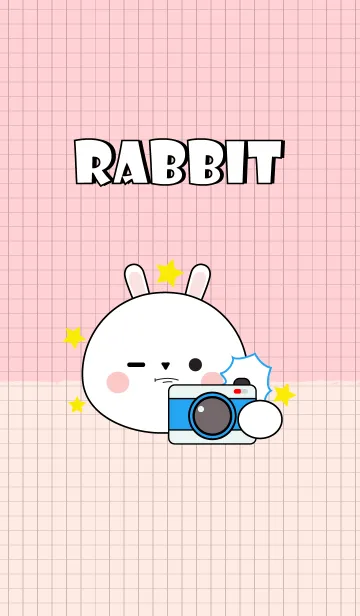 [LINE着せ替え] Minamal White Rabbit Theme (jp)の画像1