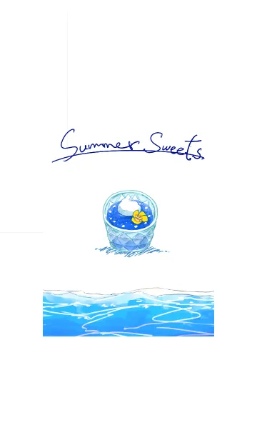 [LINE着せ替え] summer sweetsの画像1