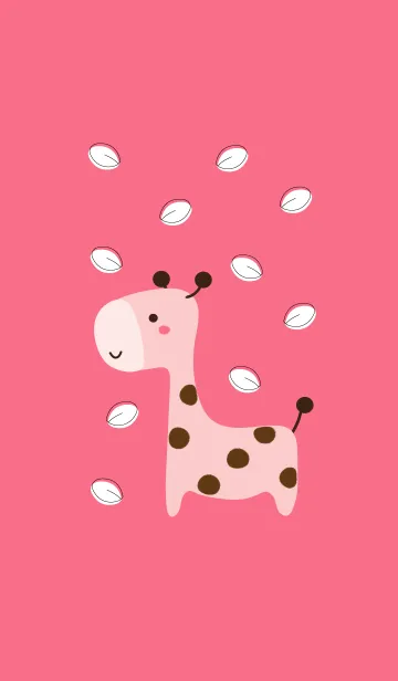 [LINE着せ替え] Cute giraffe 38 ^^の画像1