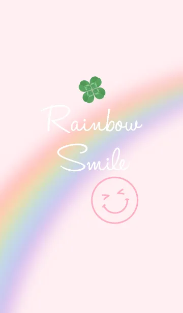 [LINE着せ替え] Natural Rainbow Pink Smileの画像1