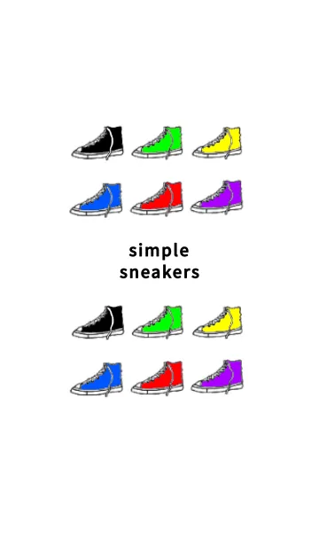[LINE着せ替え] Simple Sneakersの画像1