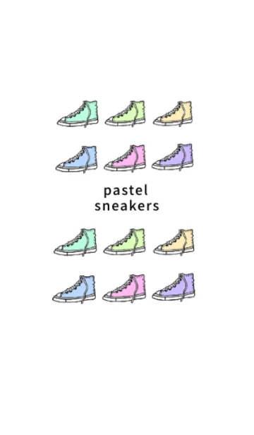 [LINE着せ替え] Pastel Sneakersの画像1