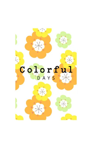 [LINE着せ替え] Colorful days 03の画像1