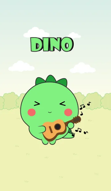 [LINE着せ替え] Mini Lovely Dinosaur Theme (jp)の画像1