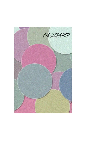 [LINE着せ替え] サークル ペーパーの画像1