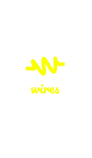 [LINE着せ替え] Wires Lemon - White Themeの画像1