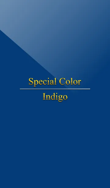 [LINE着せ替え] Special Color Indigoの画像1