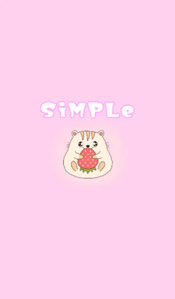 [LINE着せ替え] Minimal pink themeの画像1