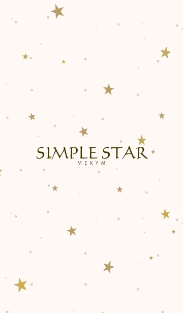 [LINE着せ替え] SIMPLE STAR 31 -NATURAL YELLOW-の画像1