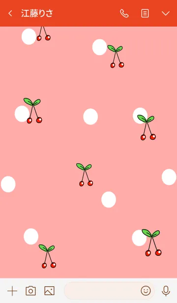 [LINE着せ替え] cute cute cute cherryの画像3