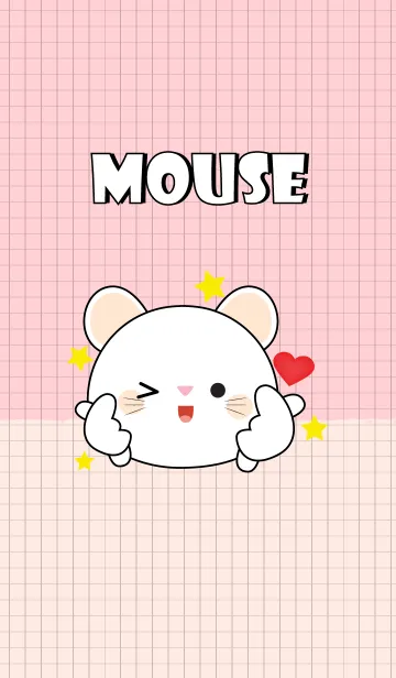 [LINE着せ替え] Minamal White Mouse Theme (jp)の画像1