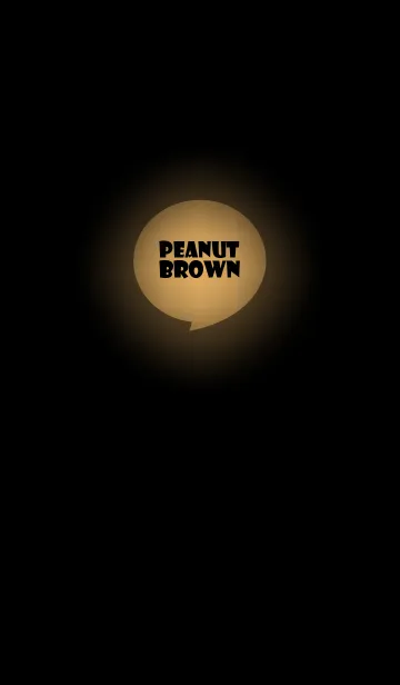 [LINE着せ替え] Peanut Brown In Black v.5 (jp)の画像1