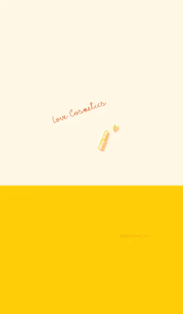 [LINE着せ替え] Love Cosmetics orange yellowの画像1