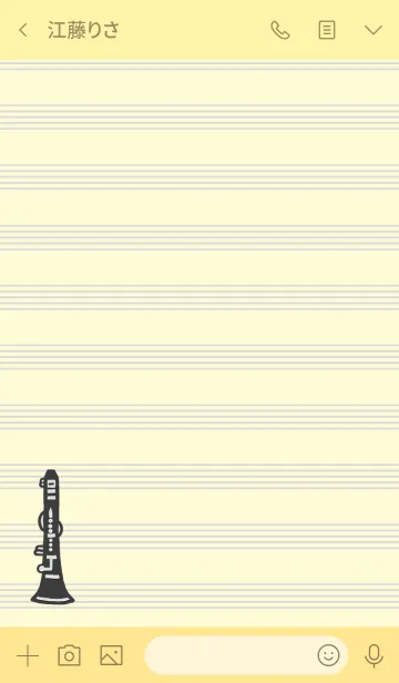 [LINE着せ替え] 楽器シリーズ【クラリネット】の画像3