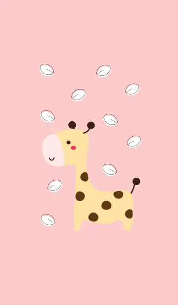 [LINE着せ替え] Cute giraffe 40 ^^の画像1