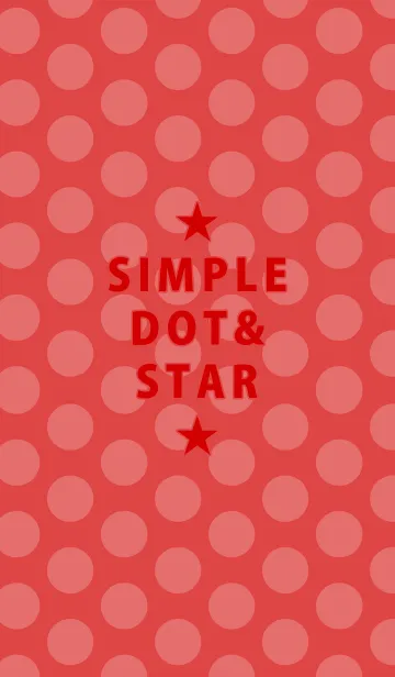 [LINE着せ替え] シンプル ドット アンド スター 39の画像1