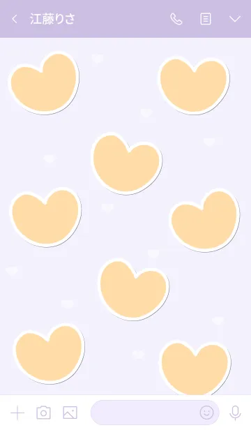 [LINE着せ替え] sweet heart sweet love 6の画像3