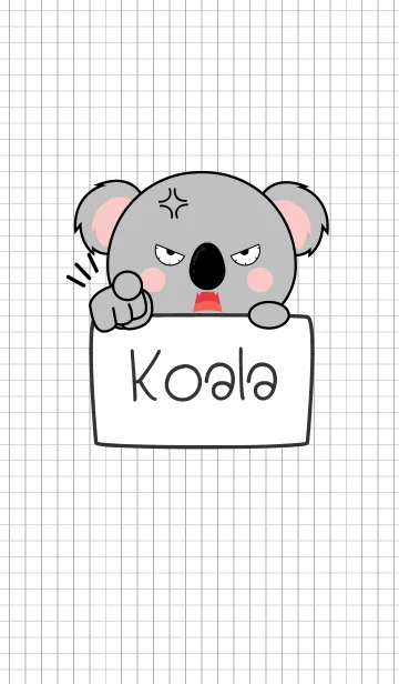 [LINE着せ替え] Simple Angry Koala (jp)の画像1