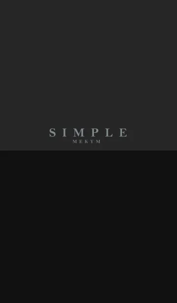 [LINE着せ替え] SIMPLE ICON 46 -MATTE BLACK-の画像1