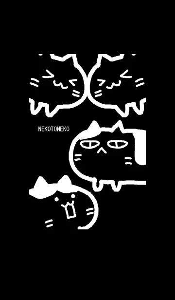 ねことねこ BKの着せ替えメイン画像