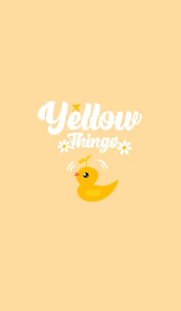 [LINE着せ替え] Yellow thingsの画像1