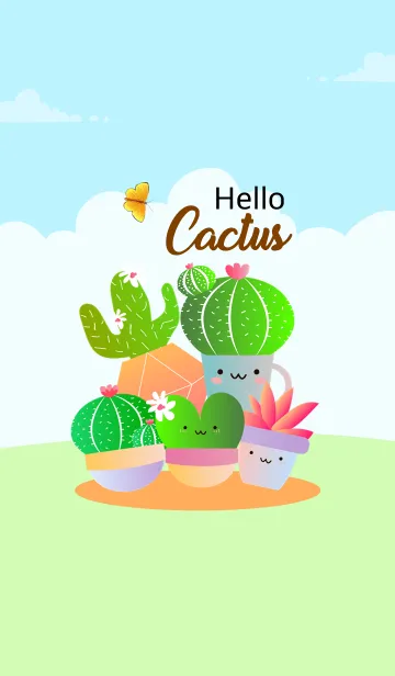 [LINE着せ替え] cactus languageの画像1