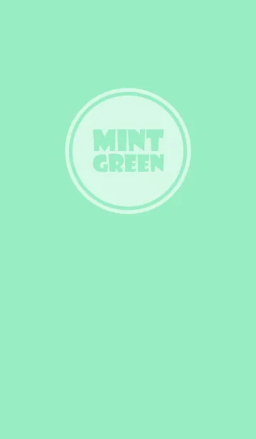 [LINE着せ替え] mint Green Theme Vr.1 (jp)の画像1