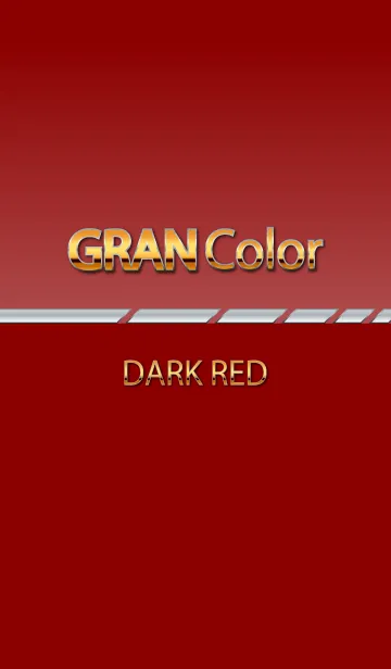 [LINE着せ替え] GRAN Color Dark Redの画像1