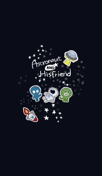 [LINE着せ替え] 宇宙飛行士とその友達の画像1