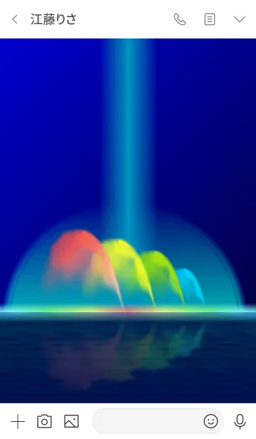 [LINE着せ替え] night fountain (type_Aj)の画像3