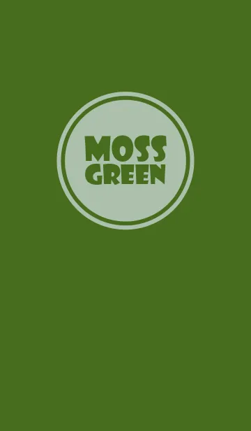 [LINE着せ替え] Moss Green Theme Vr.1 (jp)の画像1