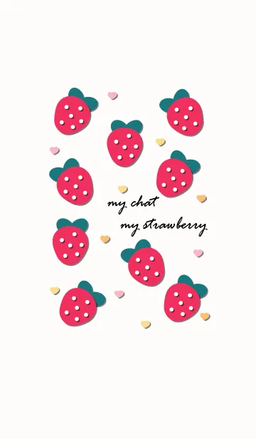 [LINE着せ替え] Sweet strawberry 43 ^^の画像1