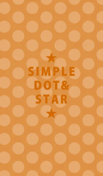 [LINE着せ替え] シンプル ドット アンド スター 40の画像1